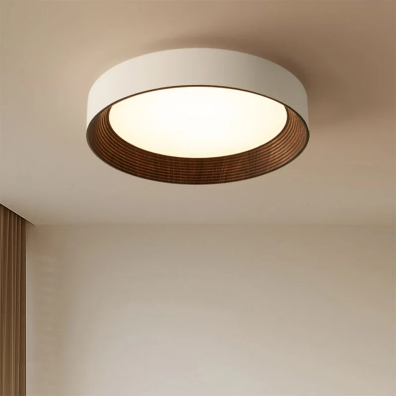 Minimalistische Plafondlamp Rond Laagbouw Slaapkamer Plafondverlichting LED | Sansoti