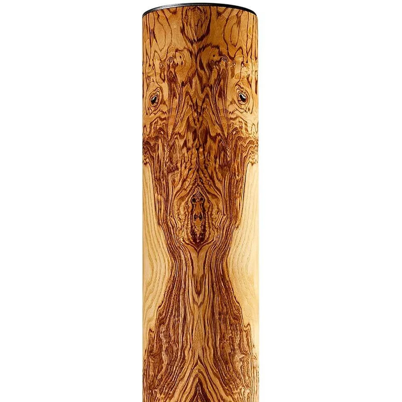 LED Holz-Stehleuchte Lucerna 160cm Olivesche Maser
