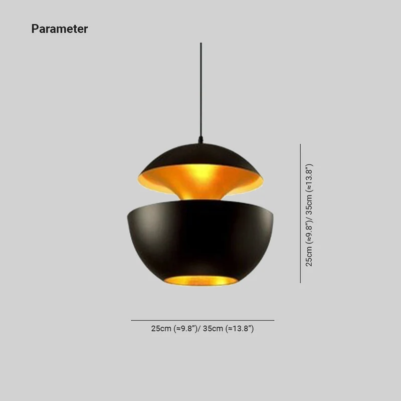 Elegante LED Plafondlamp Zwart-Wit Modern Design Rond Aluminium Eethoek Slaapkamer Woonkamer Warm Dimbaar Licht Scandinavisch Interieur Stijlvol | Sansoti
