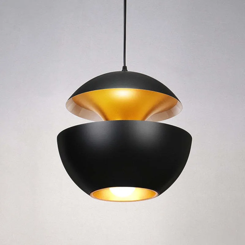 Elegante LED Plafondlamp Zwart-Wit Modern Design Rond Aluminium Eethoek Slaapkamer Woonkamer Warm Dimbaar Licht Scandinavisch Interieur Stijlvol | Sansoti