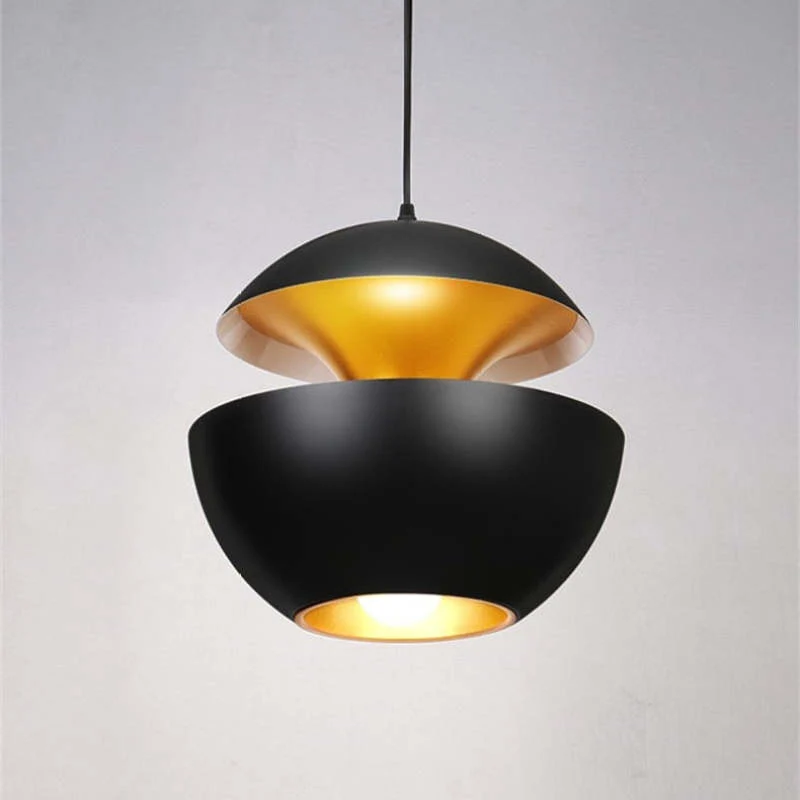 Elegante LED Plafondlamp Zwart-Wit Modern Design Rond Aluminium Eethoek Slaapkamer Woonkamer Warm Dimbaar Licht Scandinavisch Interieur Stijlvol | Sansoti