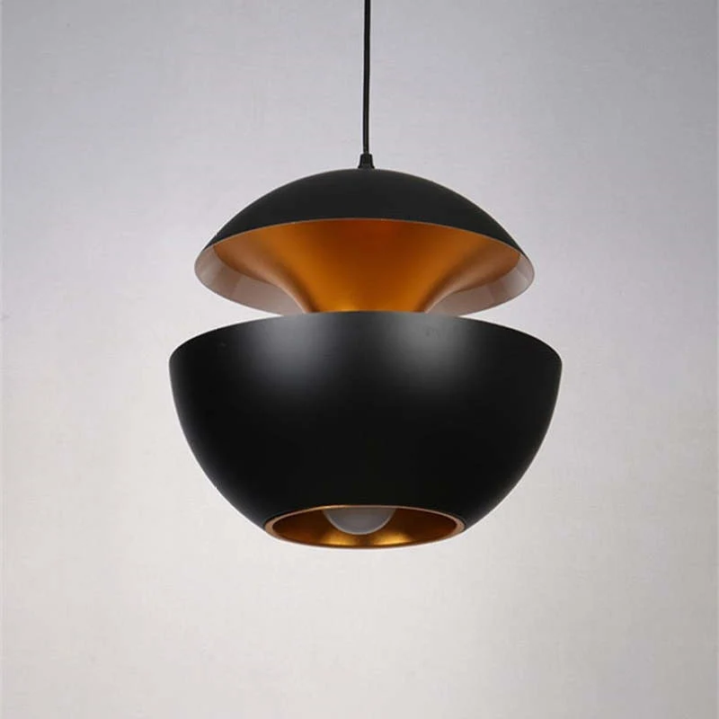 Elegante LED Plafondlamp Zwart-Wit Modern Design Rond Aluminium Eethoek Slaapkamer Woonkamer Warm Dimbaar Licht Scandinavisch Interieur Stijlvol | Sansoti