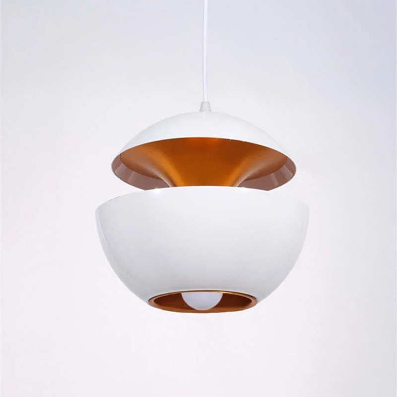 Elegante LED Plafondlamp Zwart-Wit Modern Design Rond Aluminium Eethoek Slaapkamer Woonkamer Warm Dimbaar Licht Scandinavisch Interieur Stijlvol | Sansoti