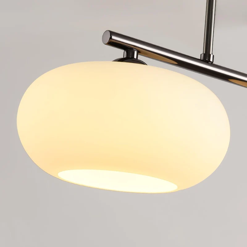 Design Hanglamp met 3 Globe Kapjes - Stijlvolle Eetkamerverlichting voor Tafel en Kookeiland - Verstelbaar 150 cm - Nikkel of Goud - E26/E27 | Sansoti