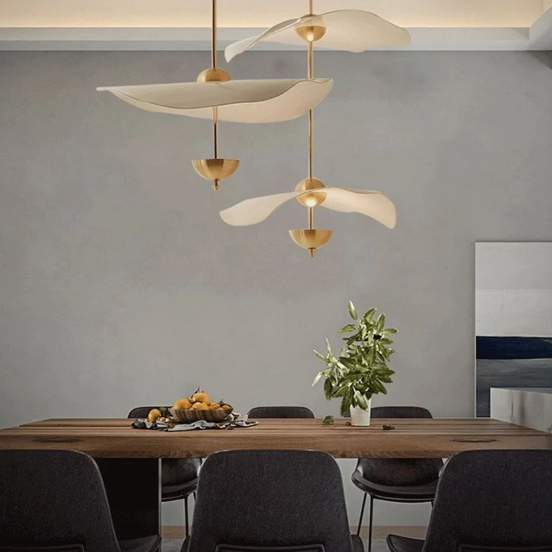 Dubbele Biscuit Hanglamp Wit Goud Rond Opaalwit Acryl Kap Design Verlichting Decoratief voor Woonkamer Eethoek Slaapkamer Modern Scandinavisch Interieur | Sansoti