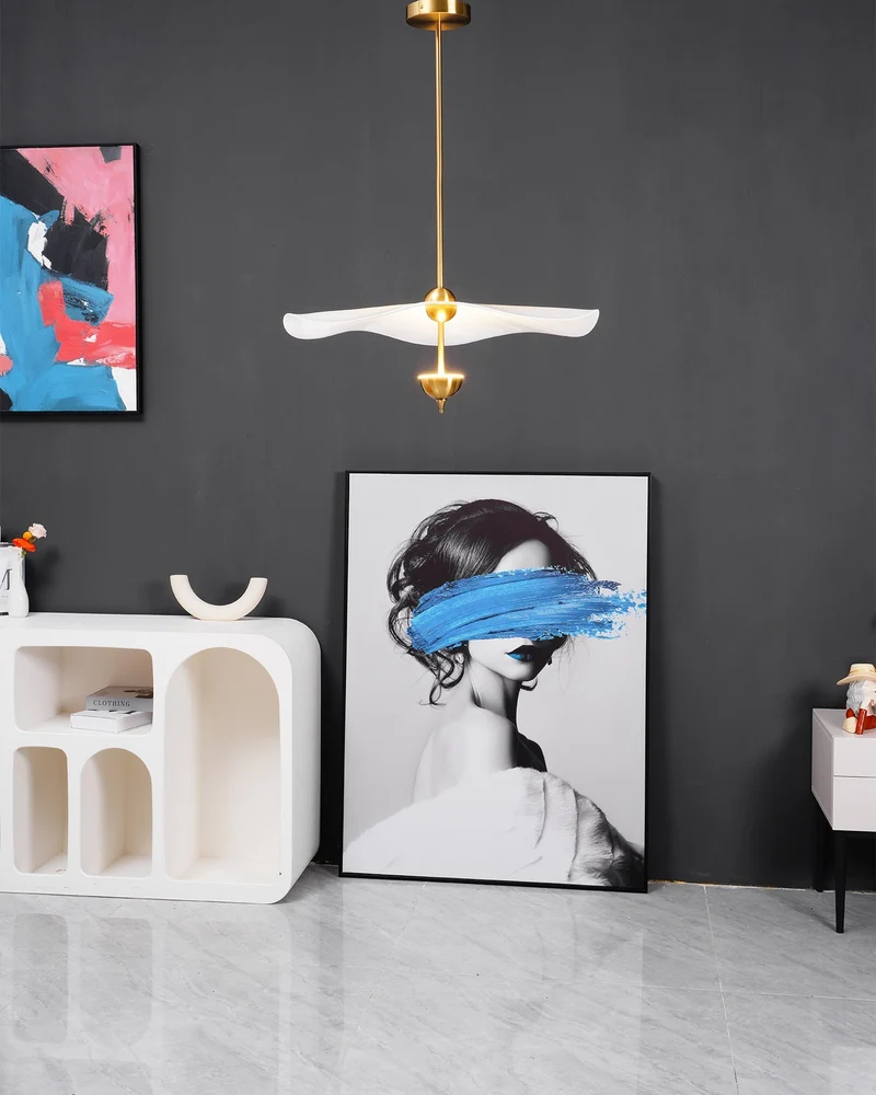 Dubbele Biscuit Hanglamp Wit Goud Rond Opaalwit Acryl Kap Design Verlichting Decoratief voor Woonkamer Eethoek Slaapkamer Modern Scandinavisch Interieur | Sansoti