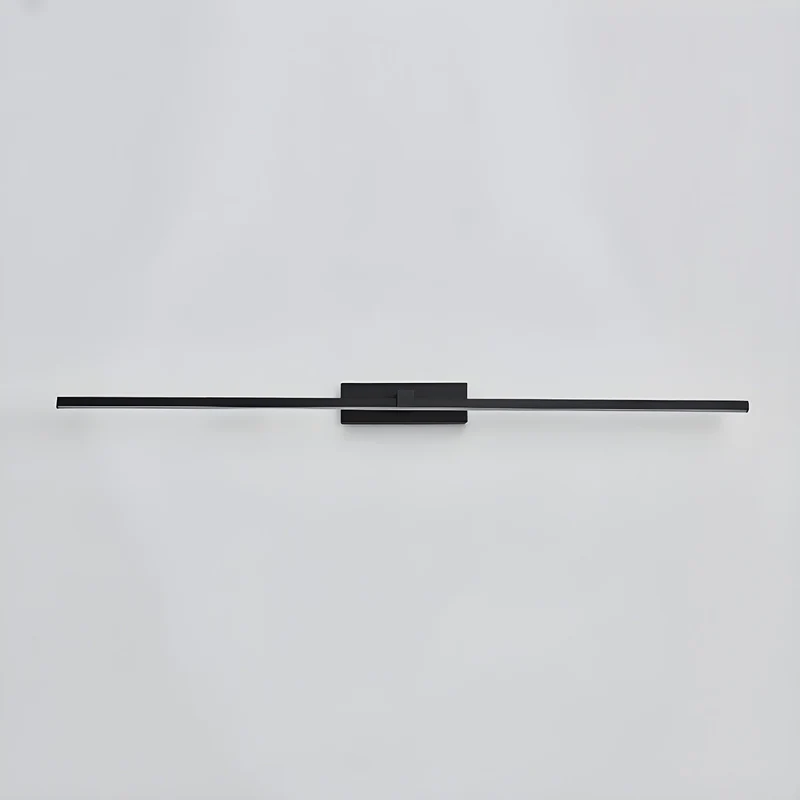 Lineaire Spiegelverlichting Metaal – Geïntegreerde LED Wandlamp in Zwart – 3 Lengtes | Sansoti