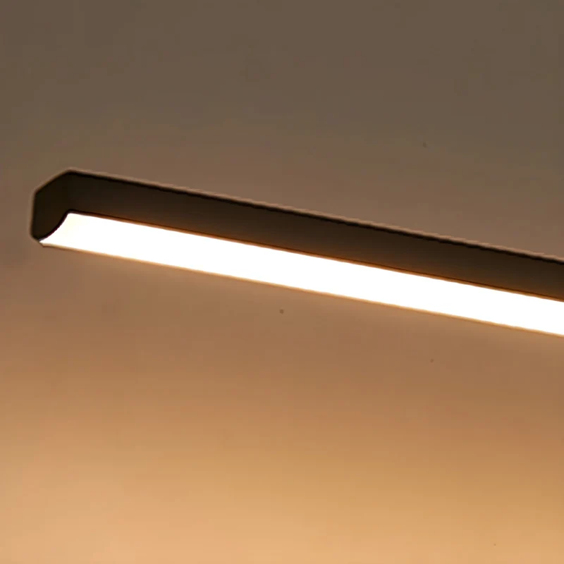 Lineaire Spiegelverlichting Metaal – Geïntegreerde LED Wandlamp in Zwart – 3 Lengtes | Sansoti