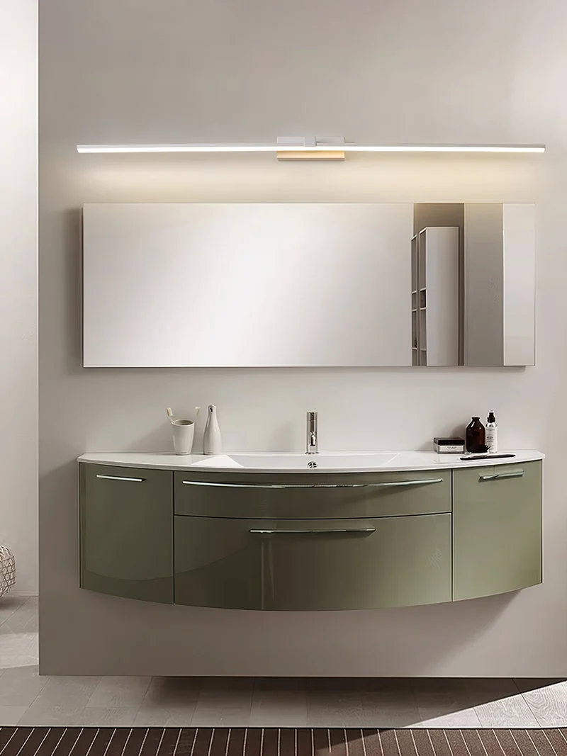 Lineaire Spiegelverlichting Metaal – Geïntegreerde LED Wandlamp in Zwart – 3 Lengtes | Sansoti