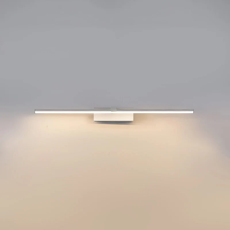 Lineaire Spiegelverlichting Metaal – Geïntegreerde LED Wandlamp in Zwart – 3 Lengtes | Sansoti