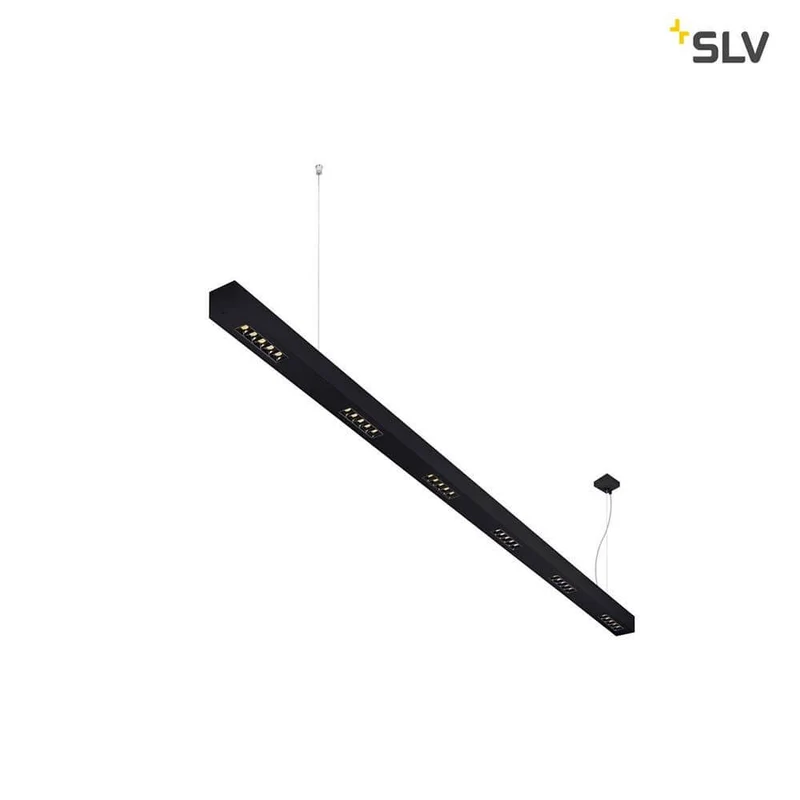 Q-Line LED Pendelleuchte 2m Schwarz 4000K