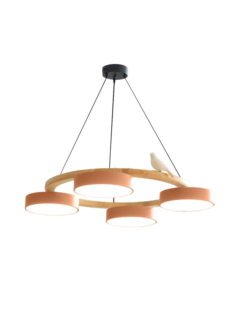 Decoratieve Vogelkroonluchter met Gekleurde Cirkels voor Eetkamer en Woonkamer | Sansoti