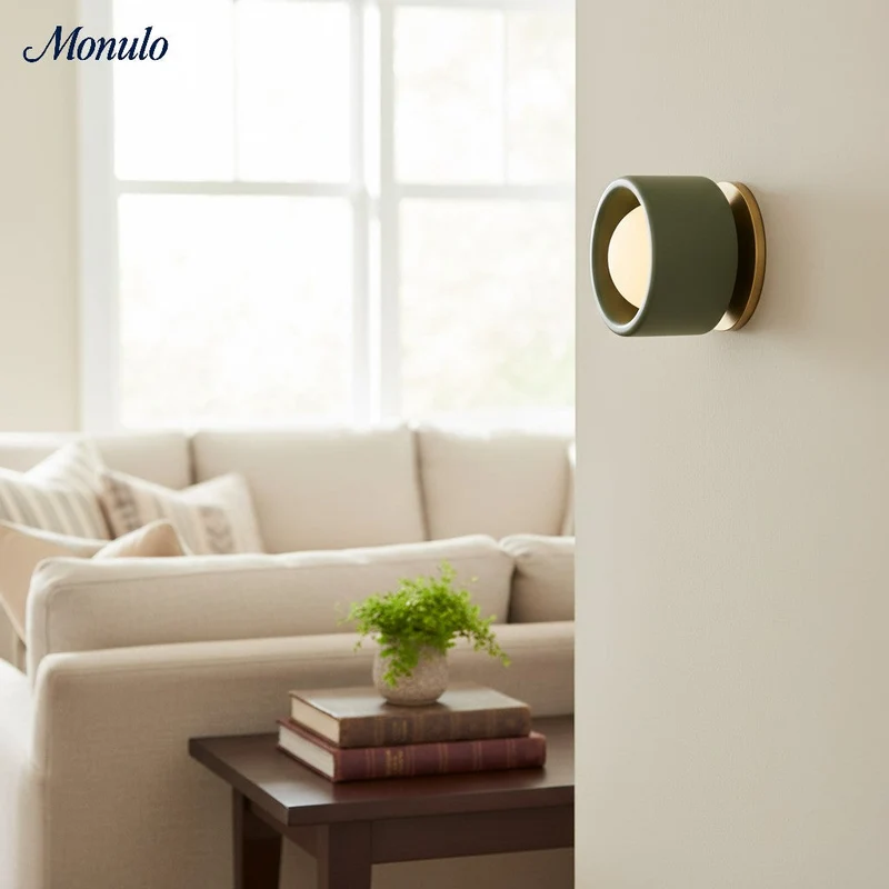 Keramische Ronde Wandlamp Wit Minimalistisch Flush Mount Verlichting voor Hal en Gang | Sansoti