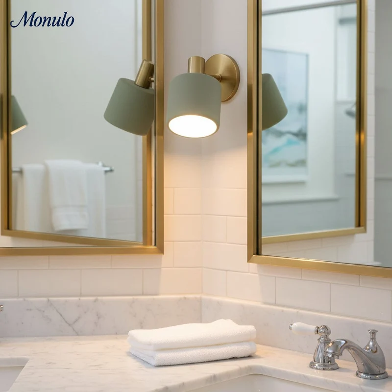 Keramische Ronde Wandlamp Wit Minimalistisch Flush Mount Verlichting voor Hal en Gang | Sansoti