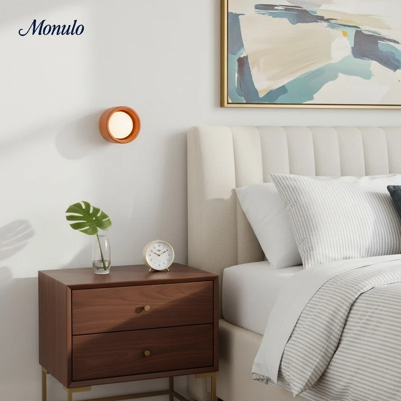 Keramische Ronde Wandlamp Wit Minimalistisch Flush Mount Verlichting voor Hal en Gang | Sansoti