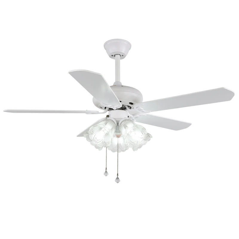 Speelse plafondventilator Carlo met verlichting — kleurrijk design kinderventilator met 6 snelheden en afstandsbediening ø107 cm | Sansoti