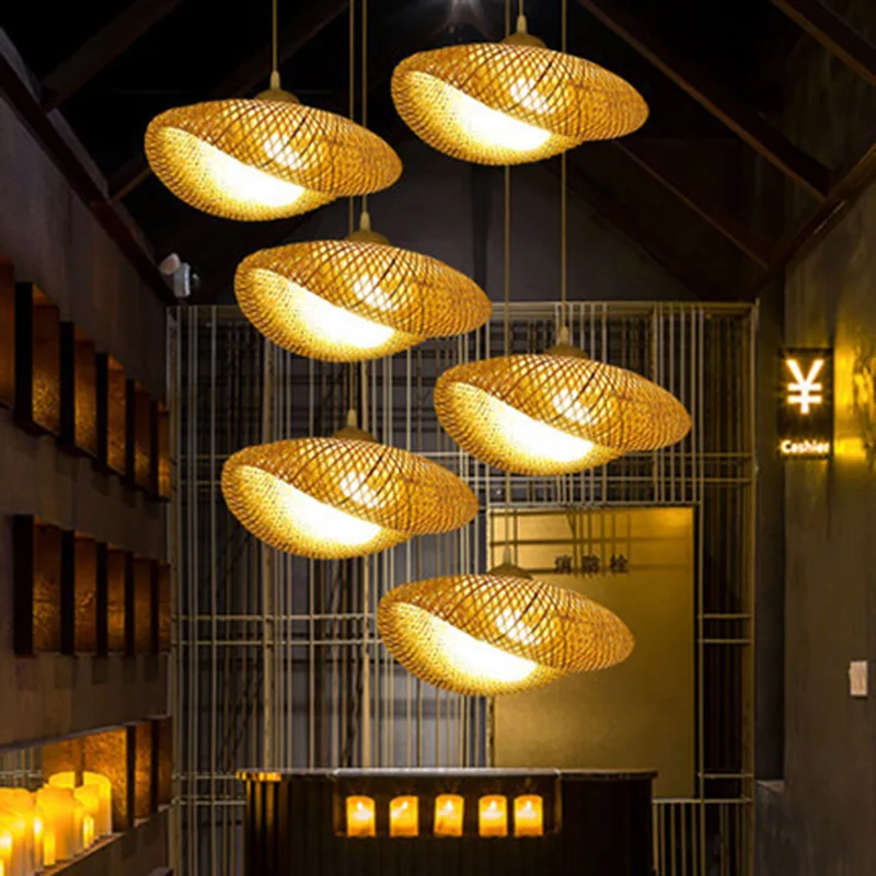 Handgemaakte Rotan Hanglamp – Scandinavisch Rustiek Design – Natuurlijke Sfeerverlichting | Sansoti