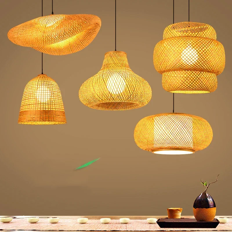 Handgemaakte Rotan Hanglamp – Scandinavisch Rustiek Design – Natuurlijke Sfeerverlichting | Sansoti
