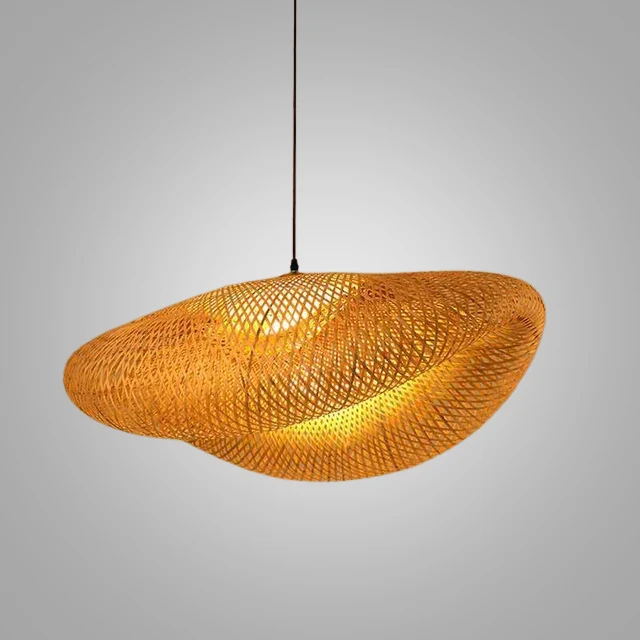 Handgemaakte Rotan Hanglamp – Scandinavisch Rustiek Design – Natuurlijke Sfeerverlichting | Sansoti