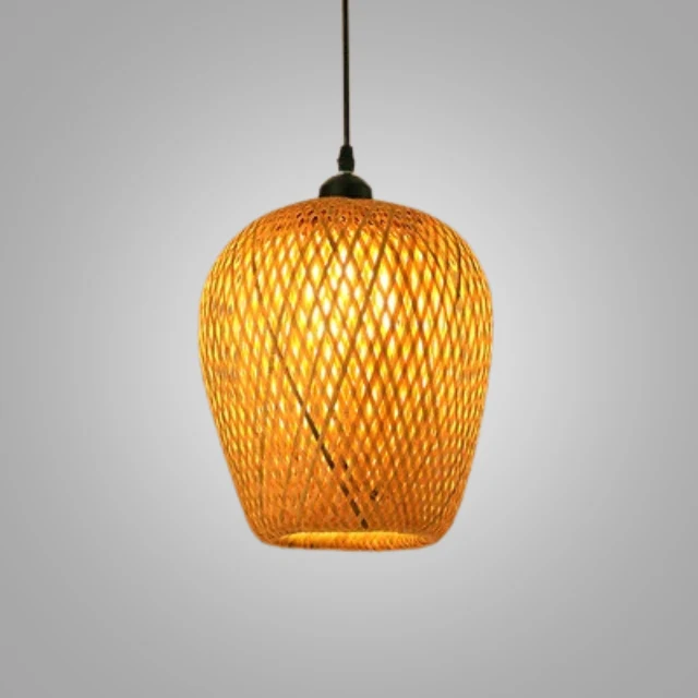 Handgemaakte Rotan Hanglamp – Scandinavisch Rustiek Design – Natuurlijke Sfeerverlichting | Sansoti