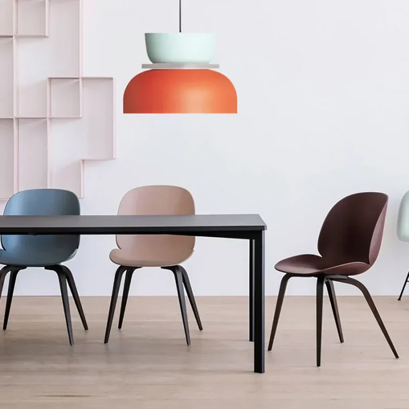 Acryl Hanglamp Nyra Meerkleurig Lampenkap Bolvorm Met E27 Fitting Drie Verlichtingsmodi | Sansoti