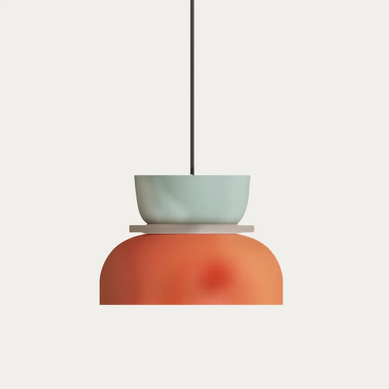 Acryl Hanglamp Nyra Meerkleurig Lampenkap Bolvorm Met E27 Fitting Drie Verlichtingsmodi | Sansoti