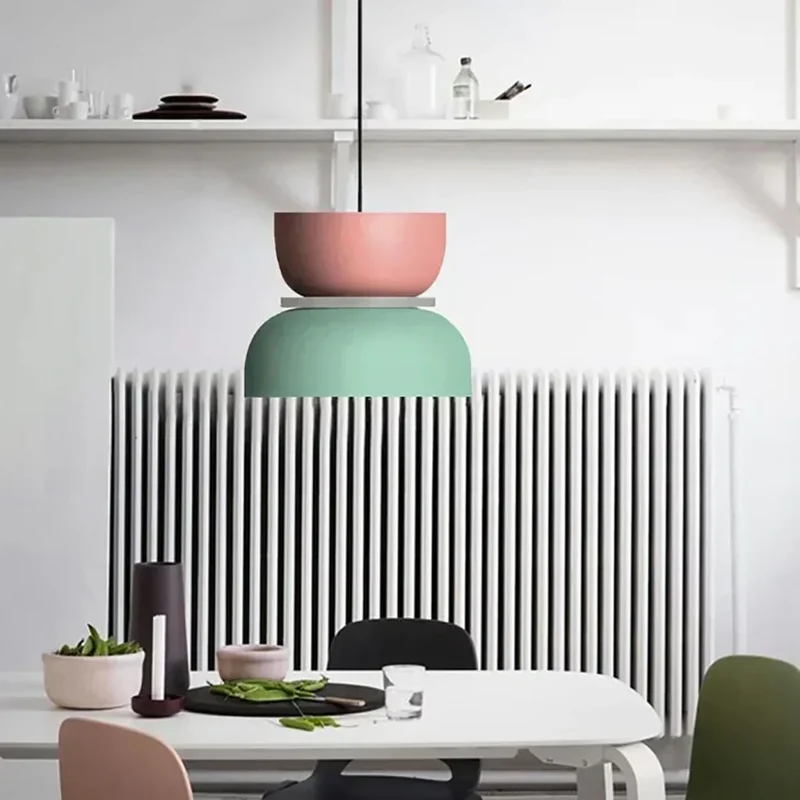 Acryl Hanglamp Nyra Meerkleurig Lampenkap Bolvorm Met E27 Fitting Drie Verlichtingsmodi | Sansoti