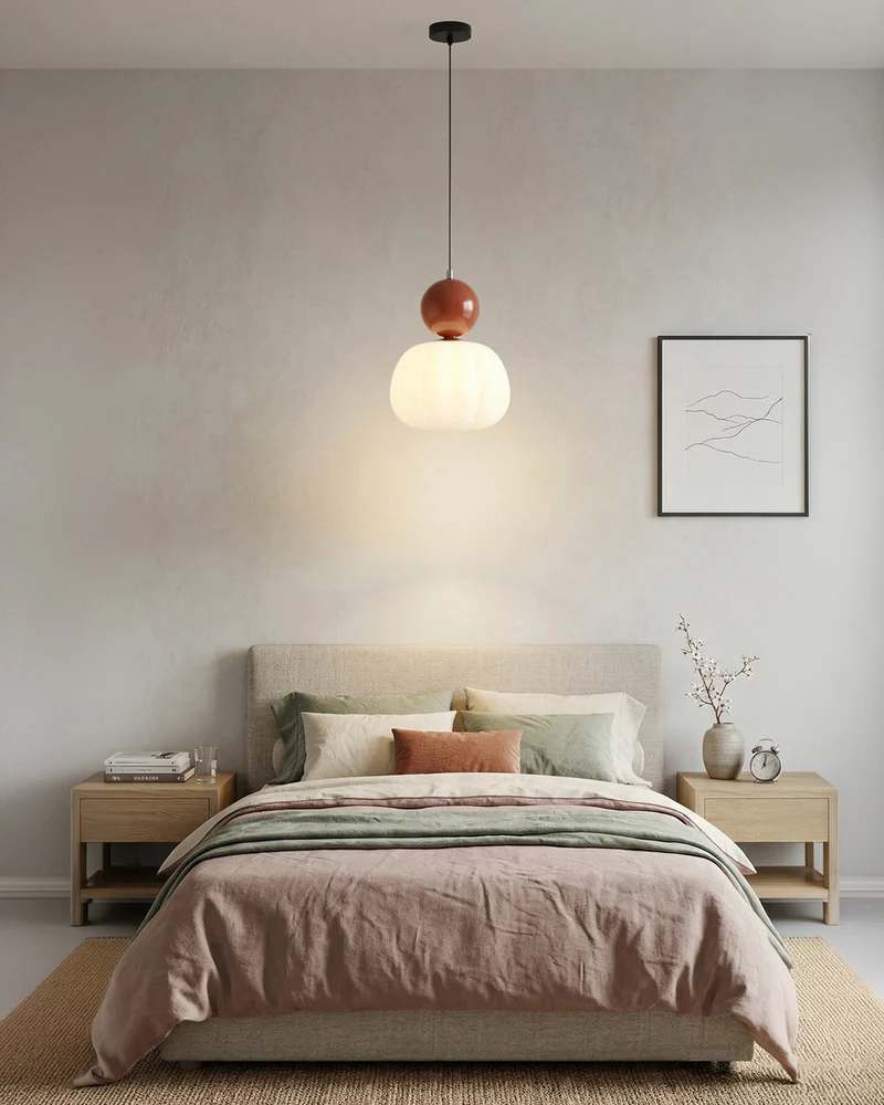 Geometrische Hanglamp Bauhaus Design Metaal Glas E27 – 1 of 3 Lichtpunten Dimbaar Sfeerverlichting | Sansoti