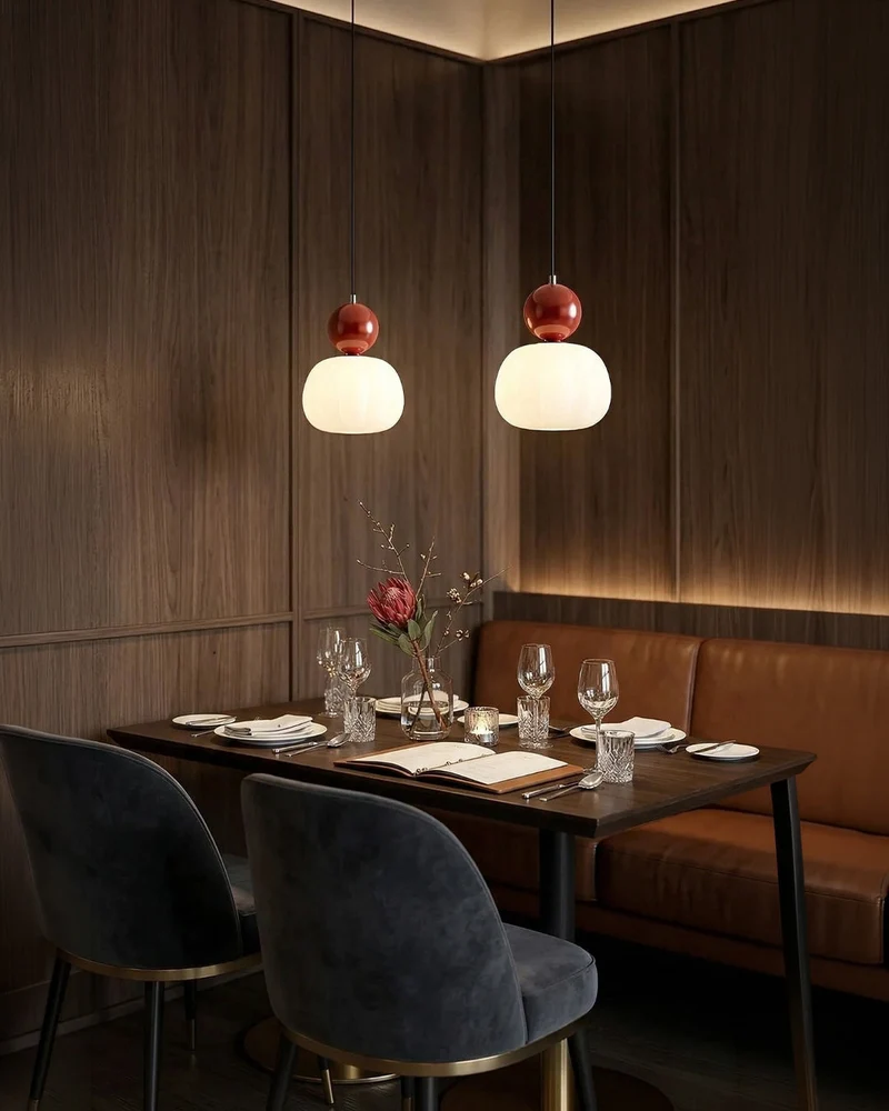 Geometrische Hanglamp Bauhaus Design Metaal Glas E27 – 1 of 3 Lichtpunten Dimbaar Sfeerverlichting | Sansoti