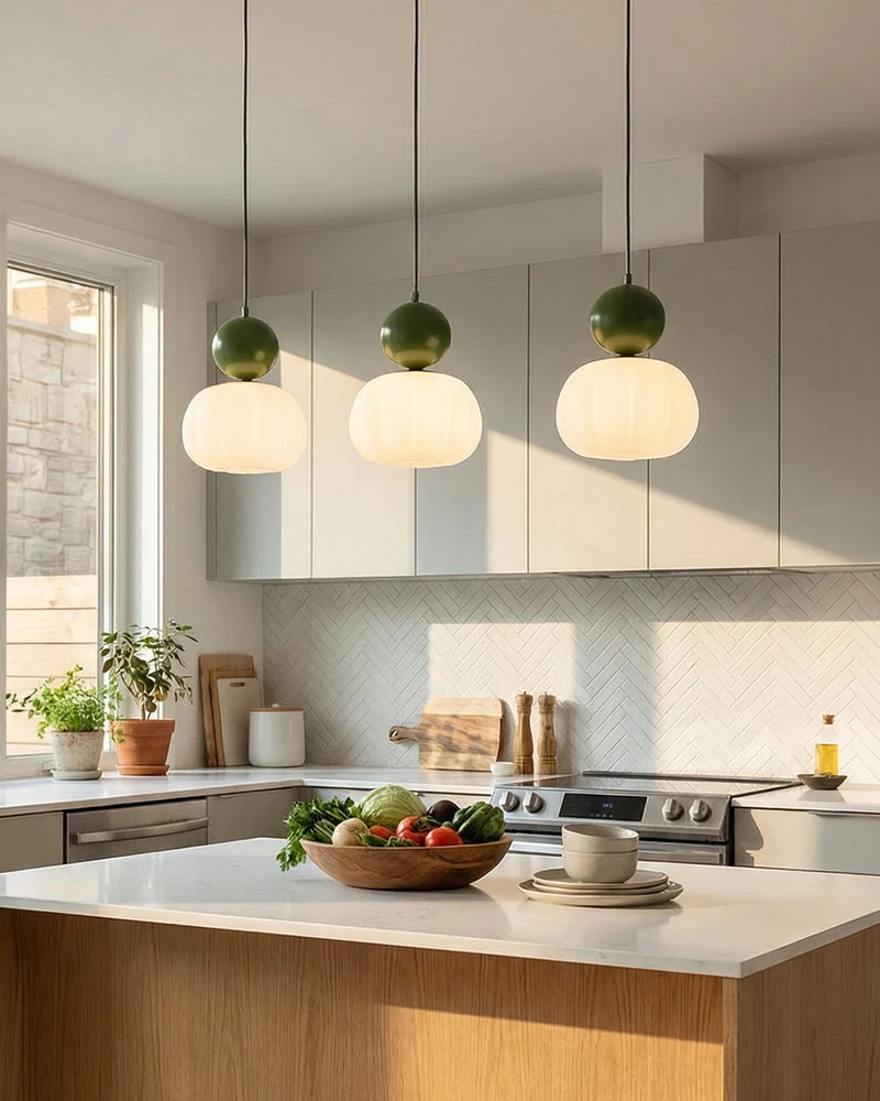 Geometrische Hanglamp Bauhaus Design Metaal Glas E27 – 1 of 3 Lichtpunten Dimbaar Sfeerverlichting | Sansoti