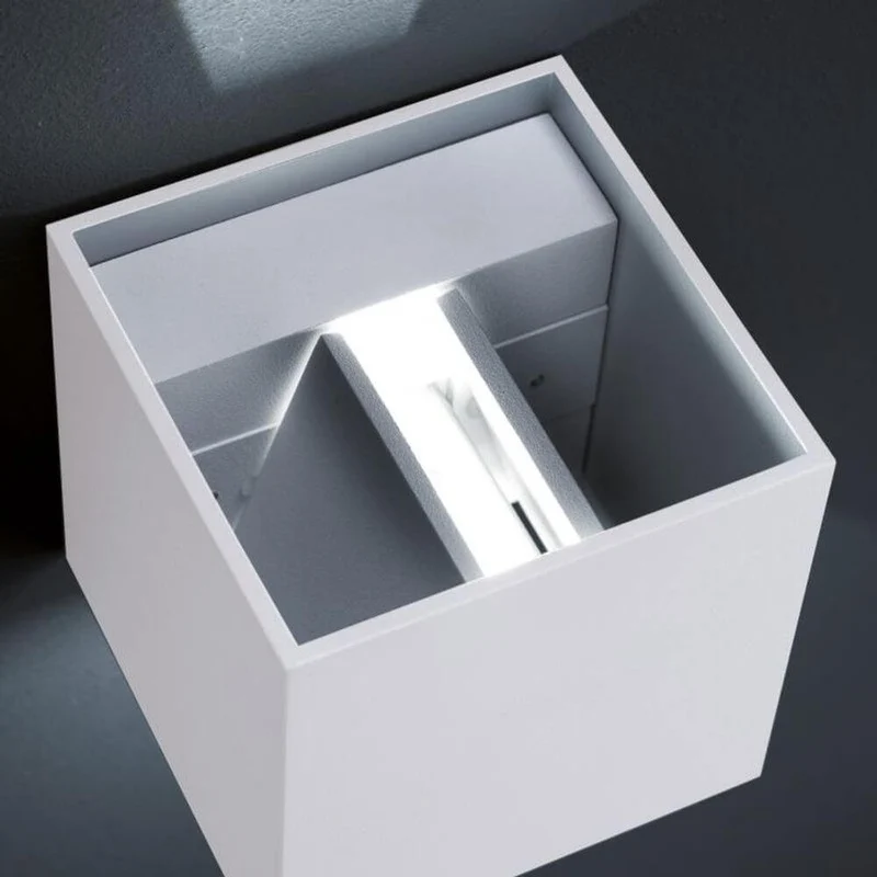 LED Außen-Wandlampe Siri 44 IP54 Weiß