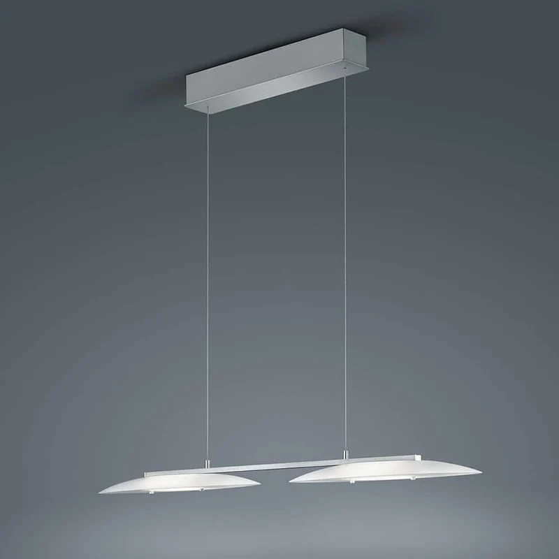LED Pendelleuchte Sally Nickel-Matt, Chrom