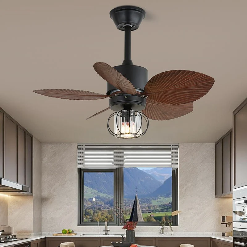 Industriële Plafondventilator met Verlichting – Regelbare Ventilatorlamp met Afstandsbediening voor Moderne Binnenruimtes | Sansoti