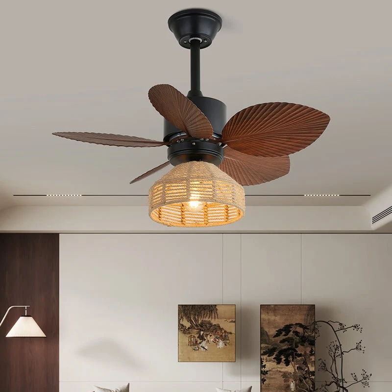 Industriële Plafondventilator met Verlichting – Regelbare Ventilatorlamp met Afstandsbediening voor Moderne Binnenruimtes | Sansoti