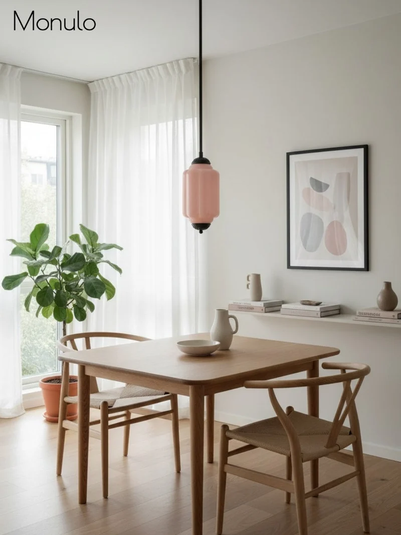 Vintage Glazen Hanglamp met Nostalgische Uitstraling – Verfijnde Verlichting voor Eetkamer en Keuken | Sansoti