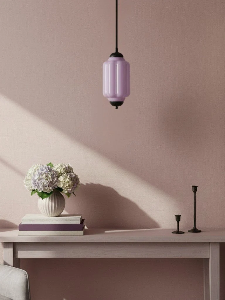 Vintage Glazen Hanglamp met Nostalgische Uitstraling – Verfijnde Verlichting voor Eetkamer en Keuken | Sansoti
