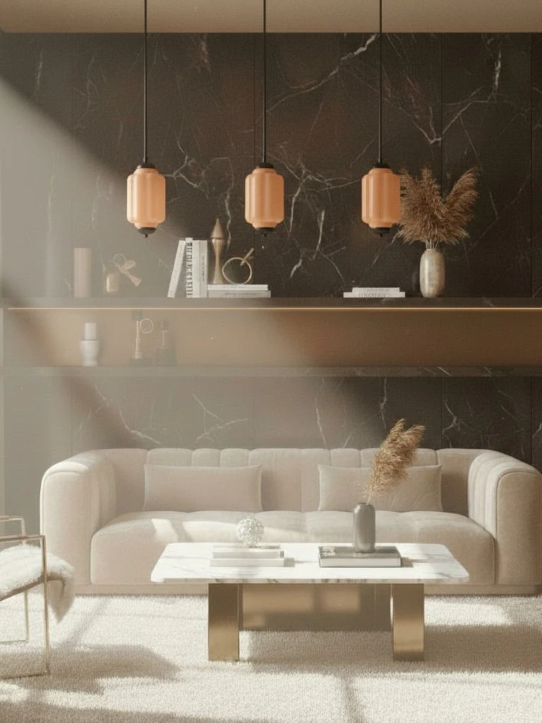 Vintage Glazen Hanglamp met Nostalgische Uitstraling – Verfijnde Verlichting voor Eetkamer en Keuken | Sansoti