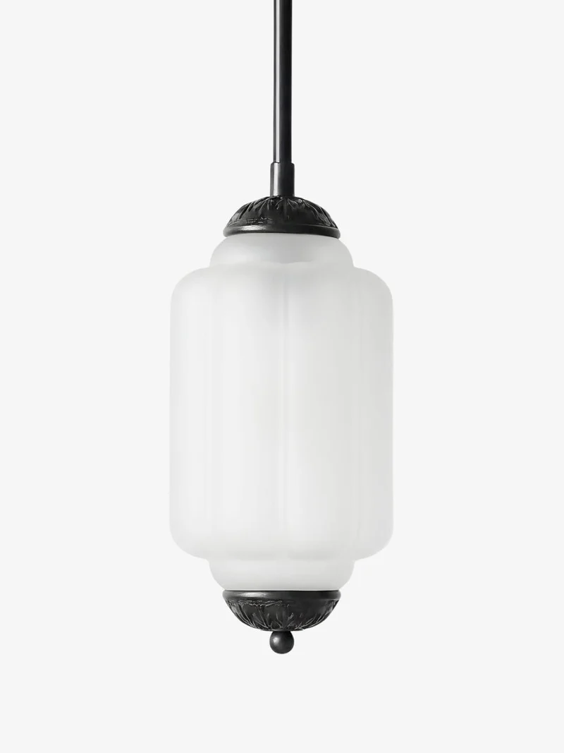 Vintage Glazen Hanglamp met Nostalgische Uitstraling – Verfijnde Verlichting voor Eetkamer en Keuken | Sansoti