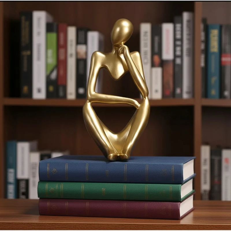 Geometrische Hondenbeeldje van IJzer – Minimalistisch Decoratief Sculptuur voor Bureau | Sansoti
