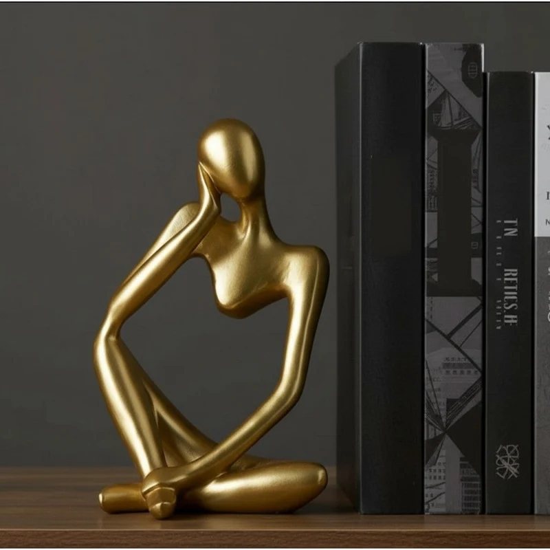 Geometrische Hondenbeeldje van IJzer – Minimalistisch Decoratief Sculptuur voor Bureau | Sansoti