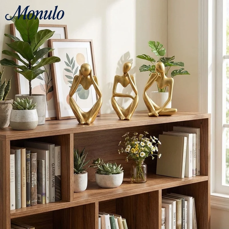 Geometrische Hondenbeeldje van IJzer – Minimalistisch Decoratief Sculptuur voor Bureau | Sansoti