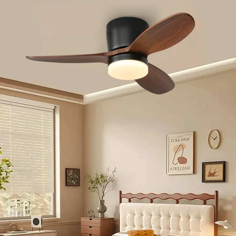 Plafondventilator Milo met Verlichting — Elegante Ventilator 91cm Modern Design met Afstandsbediening | Sansoti
