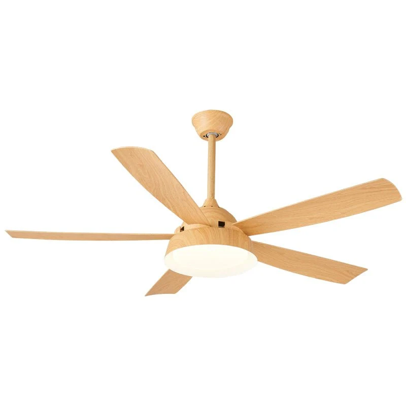 Plafondventilator met Verlichting Houteffect 142cm - Stil & Energiezuinig | Sansoti