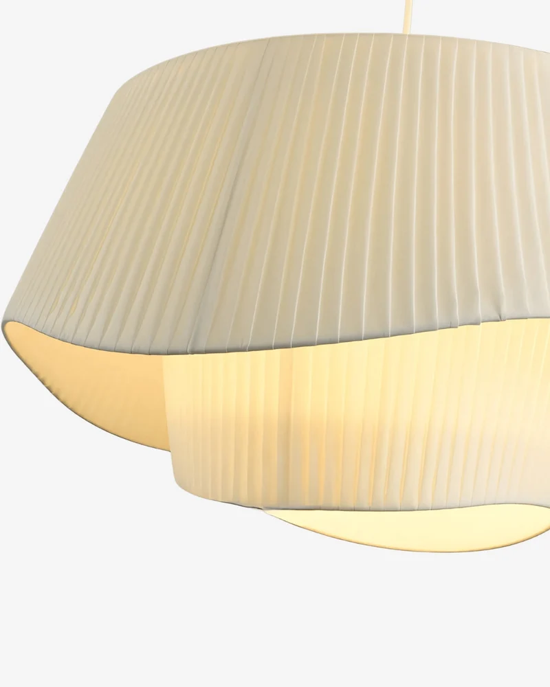Moderne Tyvek Hanglamp Rond Design Warm Wit Dimbaar Woonkamer Eetkamer Slaapkamer Decoratieve Plafondverlichting | Sansoti