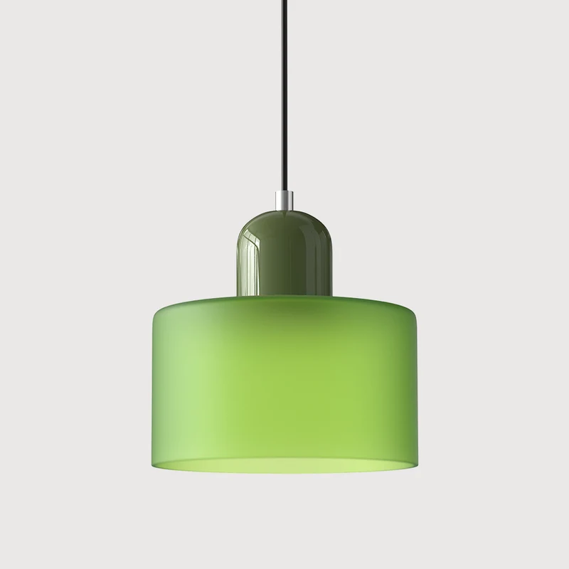 KORA Glazen Hanglamp | Bauhaus-Design Geometrisch Licht | Verstelbaar | E27 | Scandinavisch Interieur Verlichting | Sansoti