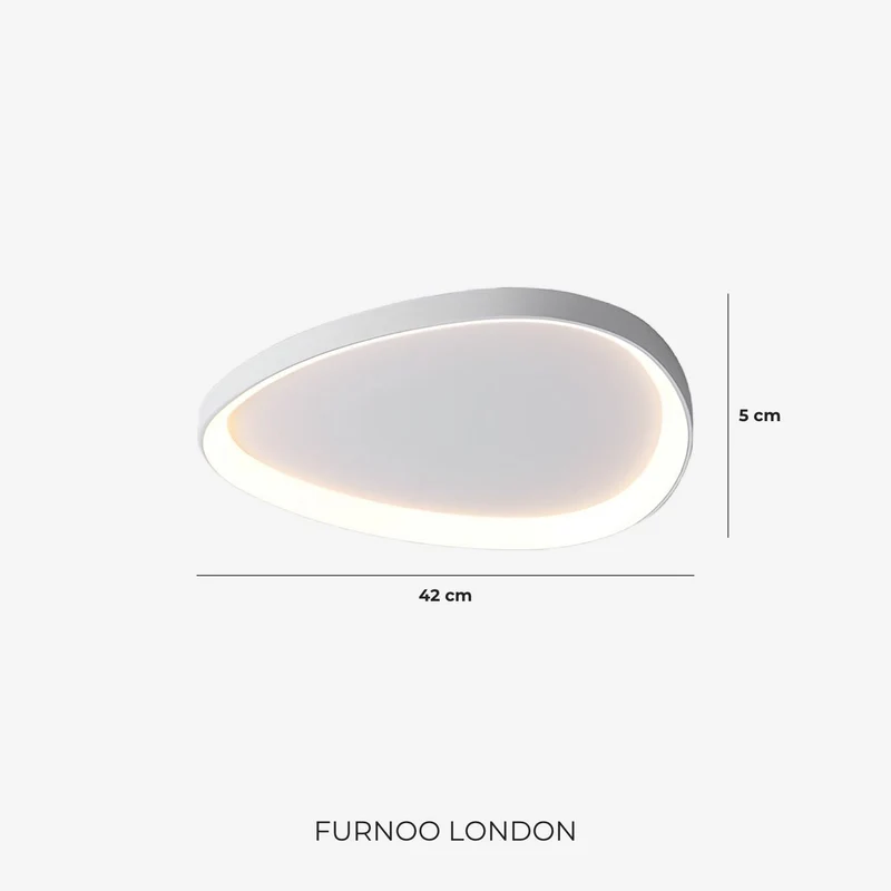 Pinnacle LED Plafondlamp – Minimalistische Moderne Plafondverlichting met Subtiele Verfijning | Sansoti