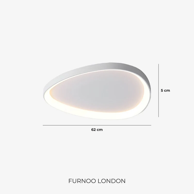 Pinnacle LED Plafondlamp – Minimalistische Moderne Plafondverlichting met Subtiele Verfijning | Sansoti