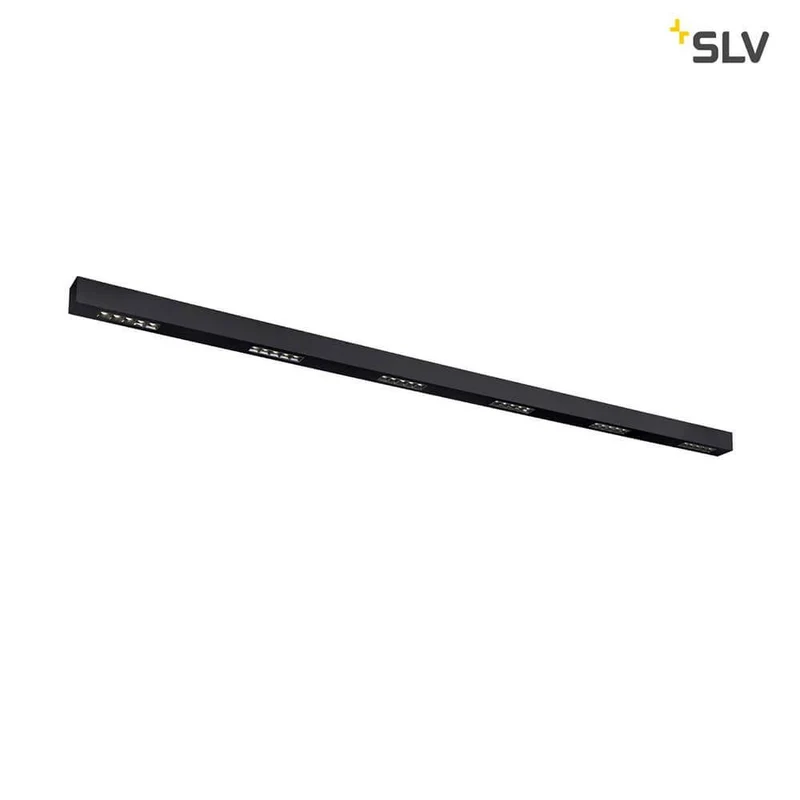 Q-Line LED Deckenaufbauleuchte 2m Schwarz 4000K