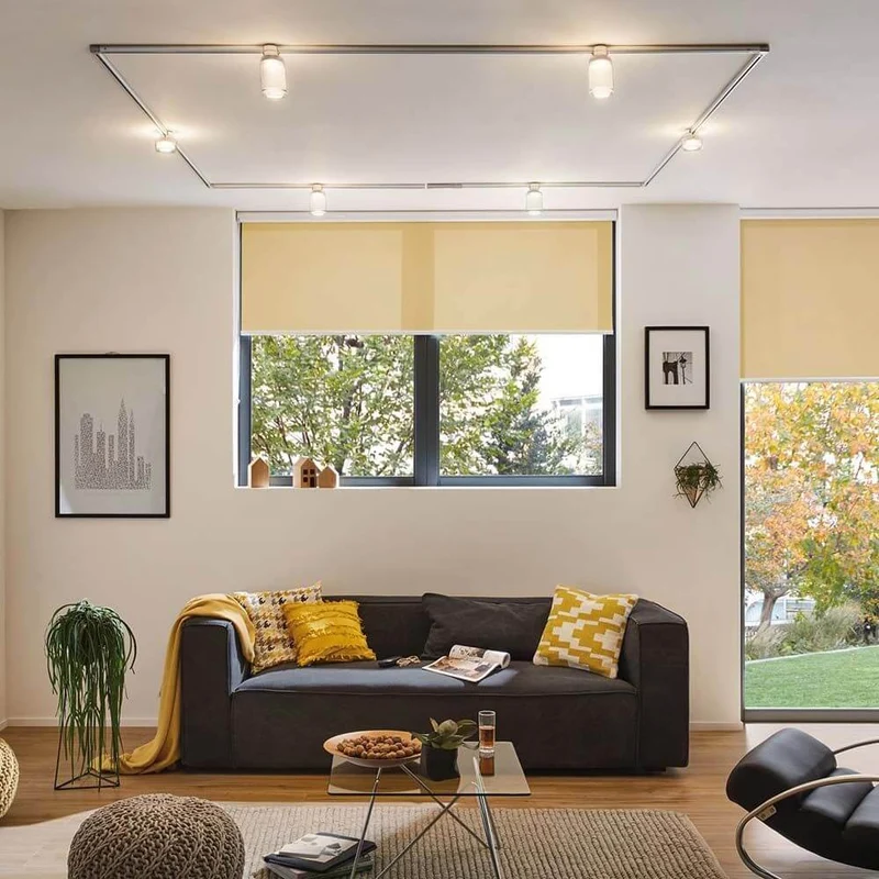 URail Ceiling Topa Dot 1x5,2W Chrom Klar Satin 230V