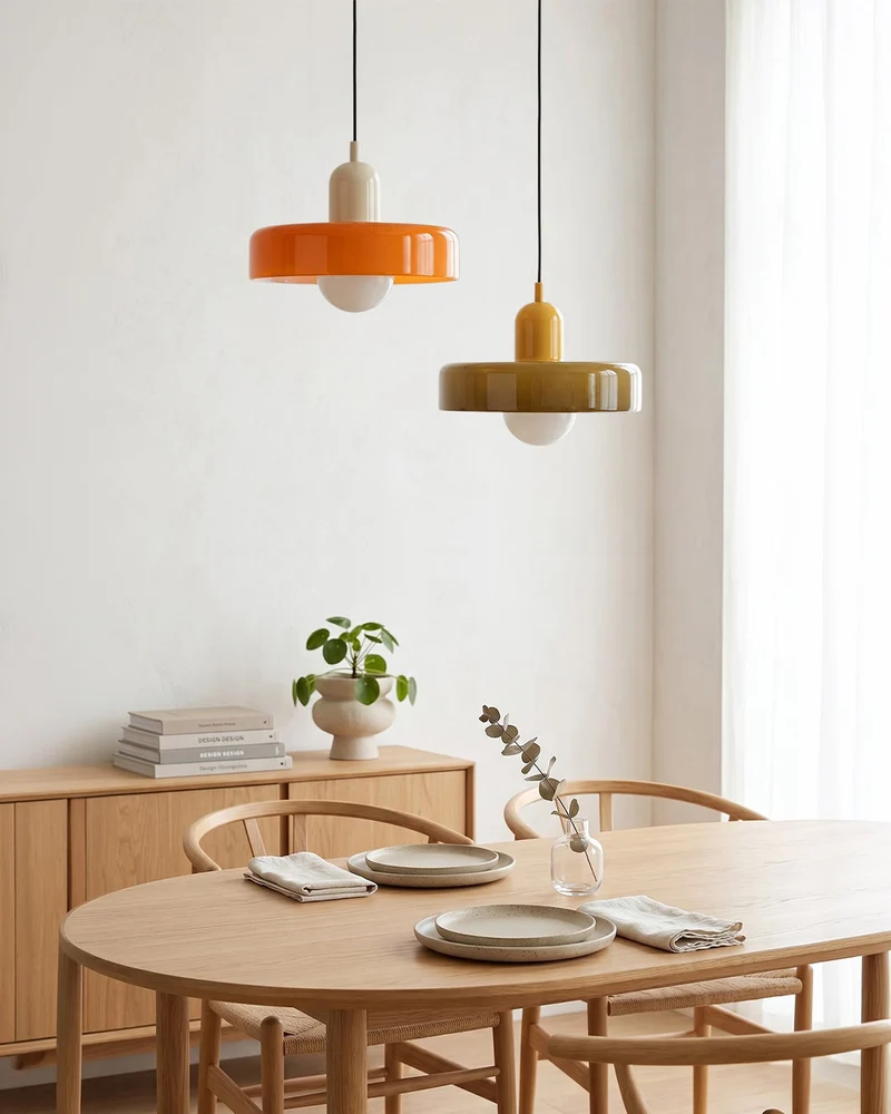 Glazen Hanglamp Modern 19-35cm Scandinavisch Design met Matglas | Sansoti